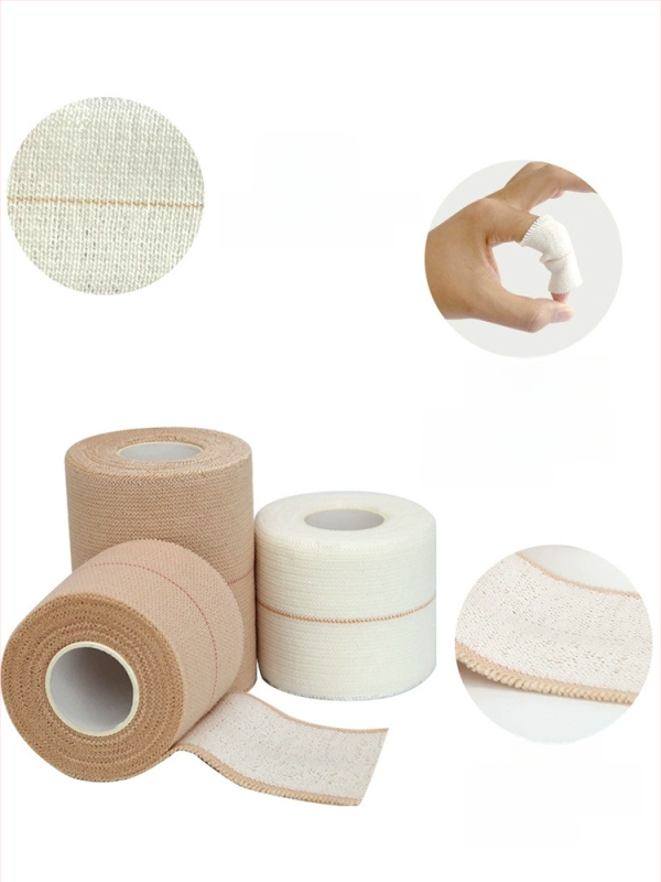 Vienpusė lipni elastinga tvarstis čiurnai, riešui ir keliui – medvilninė sportinė juosta, suaugusiems, svorių kilnojimui, imtynėms, fitnesui (Kombinuota apsauginė įranga)