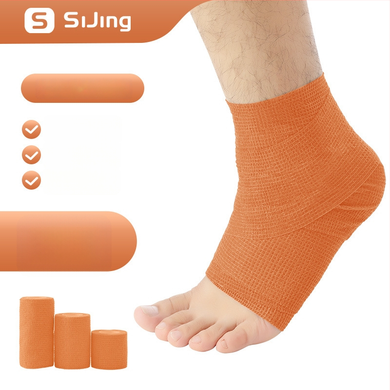 Kulkšnies tvaras futbolui — elastinis, lipnus marlės tvarstis, lateksas (kulkšnis; futbolas; lateksas; elastinis)