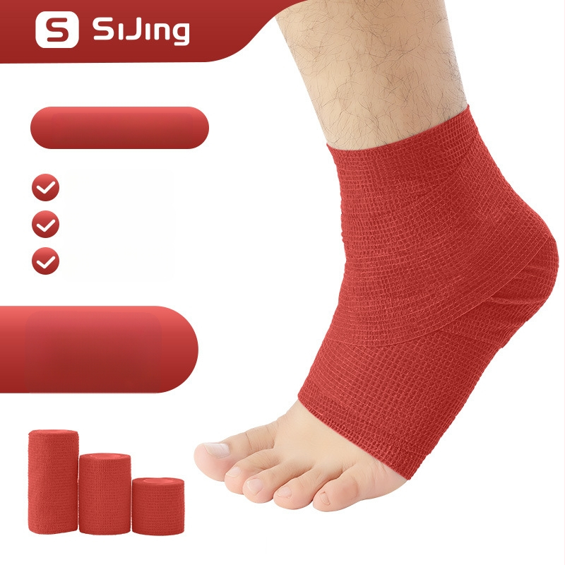 Kulkšnies tvaras futbolui — elastinis, lipnus marlės tvarstis, lateksas (kulkšnis; futbolas; lateksas; elastinis)