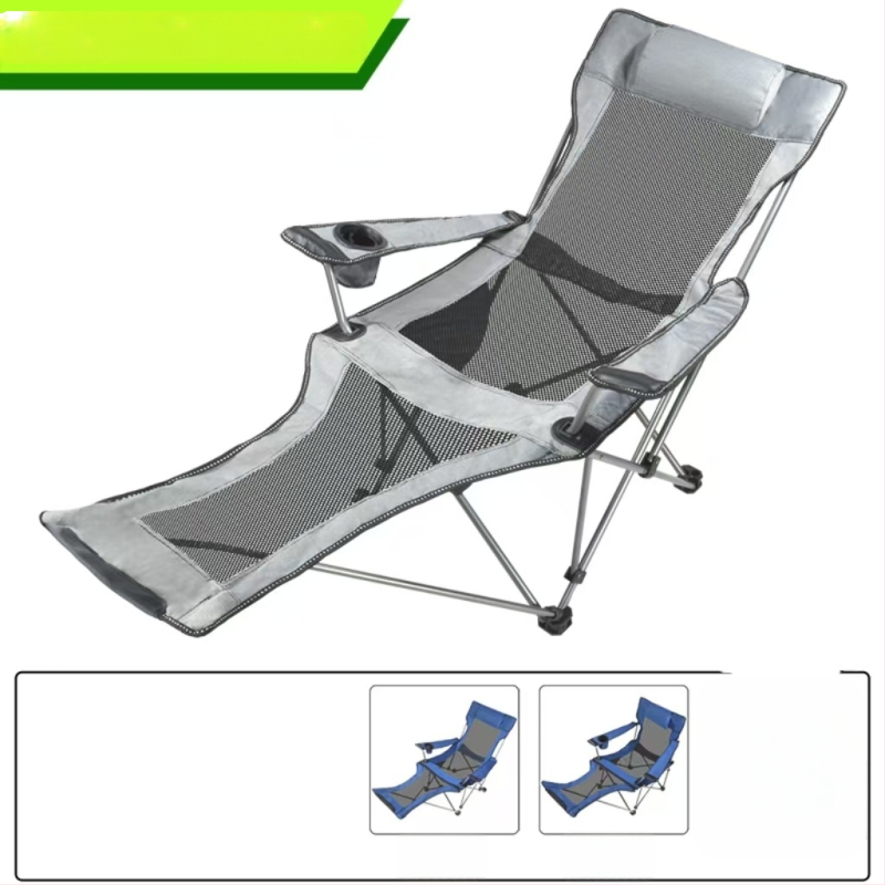 Kempingo sulankstoma lova – lauko, nešiojama su geležies rėmu, Oxford audinio paviršius, apkrova iki 200 kg