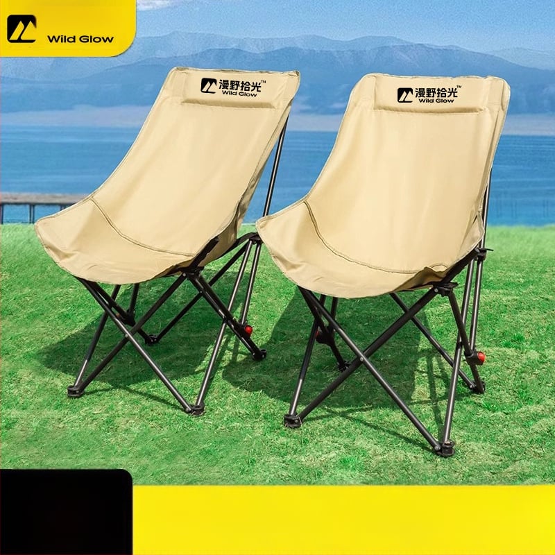 Välitingimustesse sobiv kokkupandav Moon-tugitool, kaasaskantav, reguleeritav lõõgastustool, Oxfordkangas