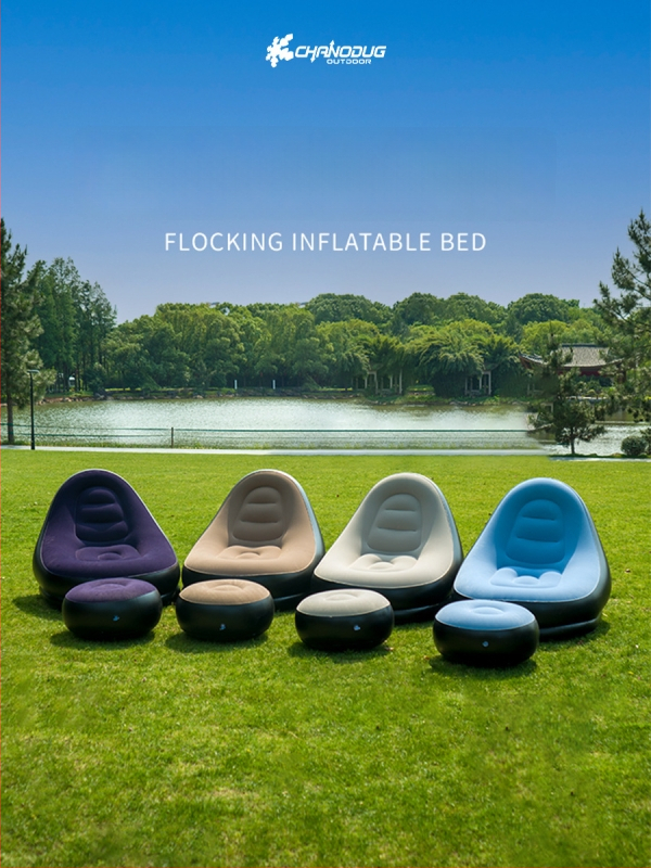 Puhutav diivan-tool matkale - kaasaskantav, flokkipindaga, 1,9 kg, koormus 195 kg, bränd CHANDUG/XANODOGI