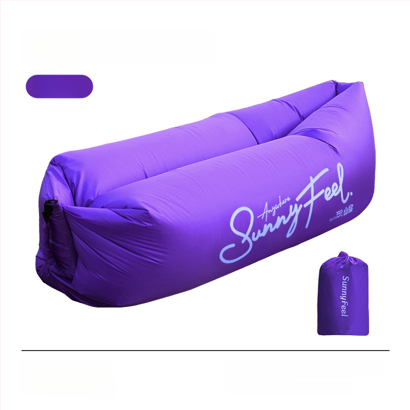 Puhutav diivanvoodi telkimiseks ja välitegevusteks, kaasaskantav puhke-diivan (Raskus: 800 g; Koormus: 120 kg; Pind: 210T ruuduline kangas; Kategooria: õhuvoodi)