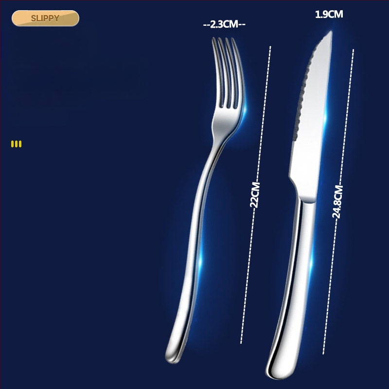 316 nerūdijančio plieno trijų dalių stalo įrankių rinkinys: peilis, šakutė ir šaukštas, veidrodinis poliravimas, paprastas stilius
