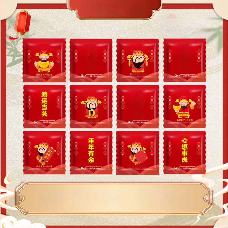 Vienkartinės pirštinės su logotipo spauda, individualiai supakuotos, storos, skirtos maitinimui ir omarų pristatymui, plastikas PE, skaidrios, maisto kokybei