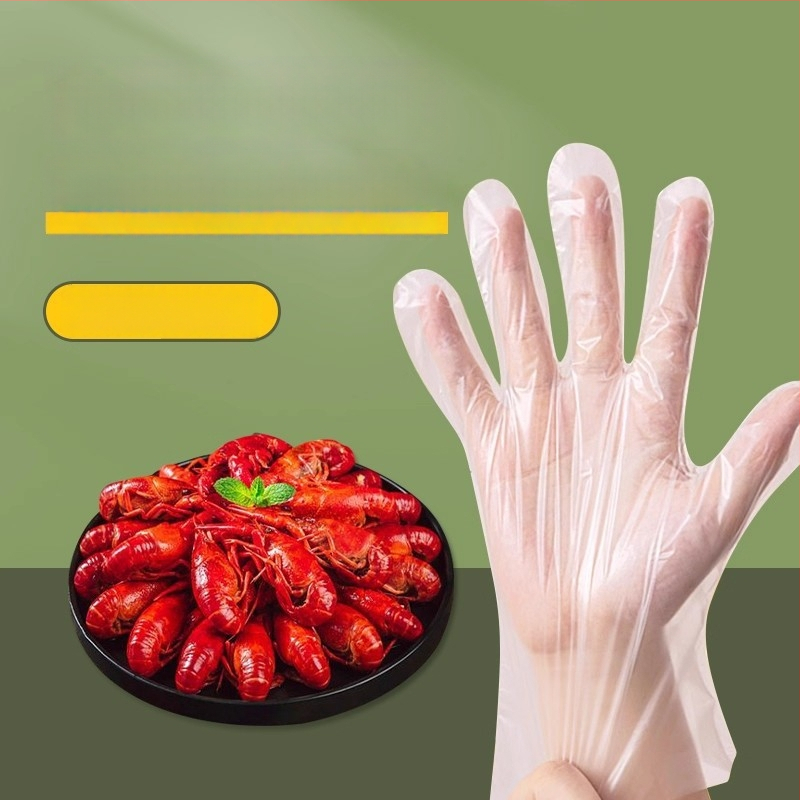Vaikų vienkartinės pirštinės, maisto kokybės TPE, dėžutėje, priešslydis, storis 0,05–0,1 mm