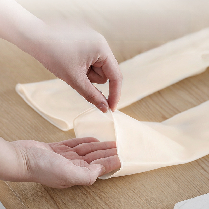 PVC mājsaimniecības cimdi, biezināti, vienkrāsaini, zīmols Comfortable