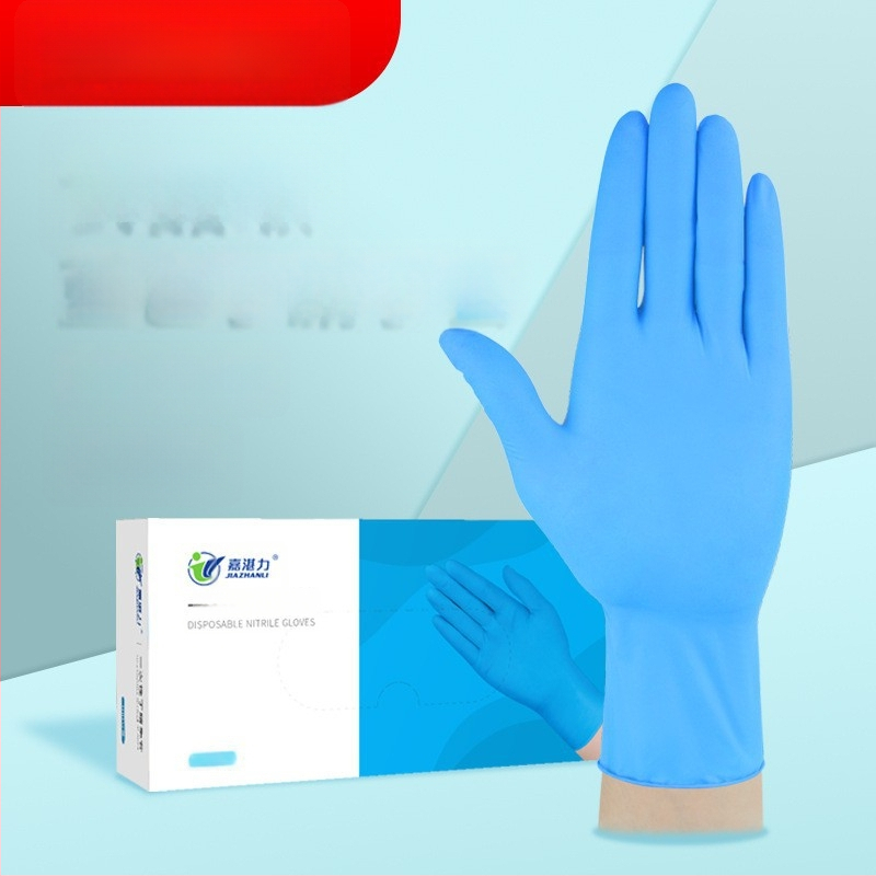 Maisto kokybės vienkartinės nitrilo pirštinės, riebalams atsparios ir neslystančios, 0,1–0,2 mm