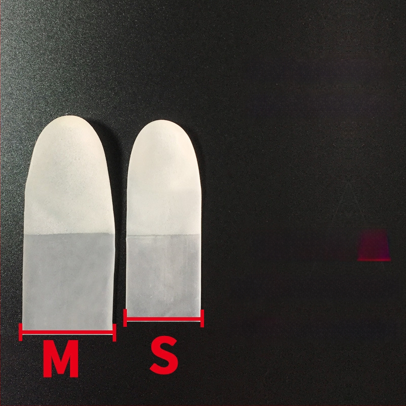 Vienkartinės pirštų galių pirštinės, iš plastiko, atsparios vandeniui, storis 0.05-0.1 mm, paprastas raštas