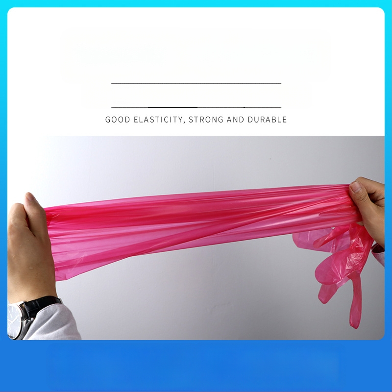 Veterinarinės vienkartinės ilgos pirštinės avims ir galvijams akušerijai — PE medžiaga, storis <0.05 mm