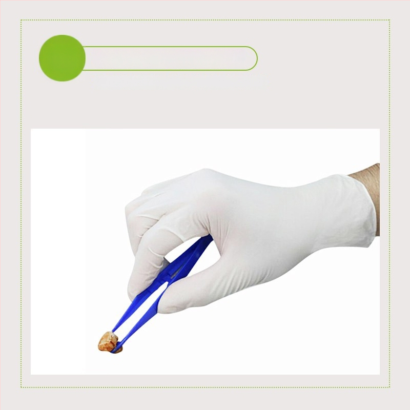 Vienkartinės latekso pirštinės - be pudros, tekstūruotas paviršius, neslidžios – maitinimui, grožio paslaugoms ir namų darbams