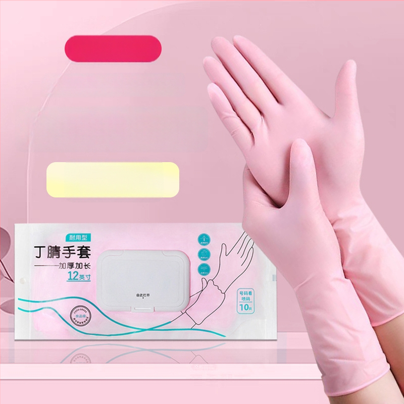 Vienkartinės nitrilo pirštinės virtuvės ir maisto perdirbimui – Prekės ženklas: Hangkang Medical / Hengpin; Svoris: 4; Naudojimo sritis: maisto perdirbimas, kasdienė namų naudojimas