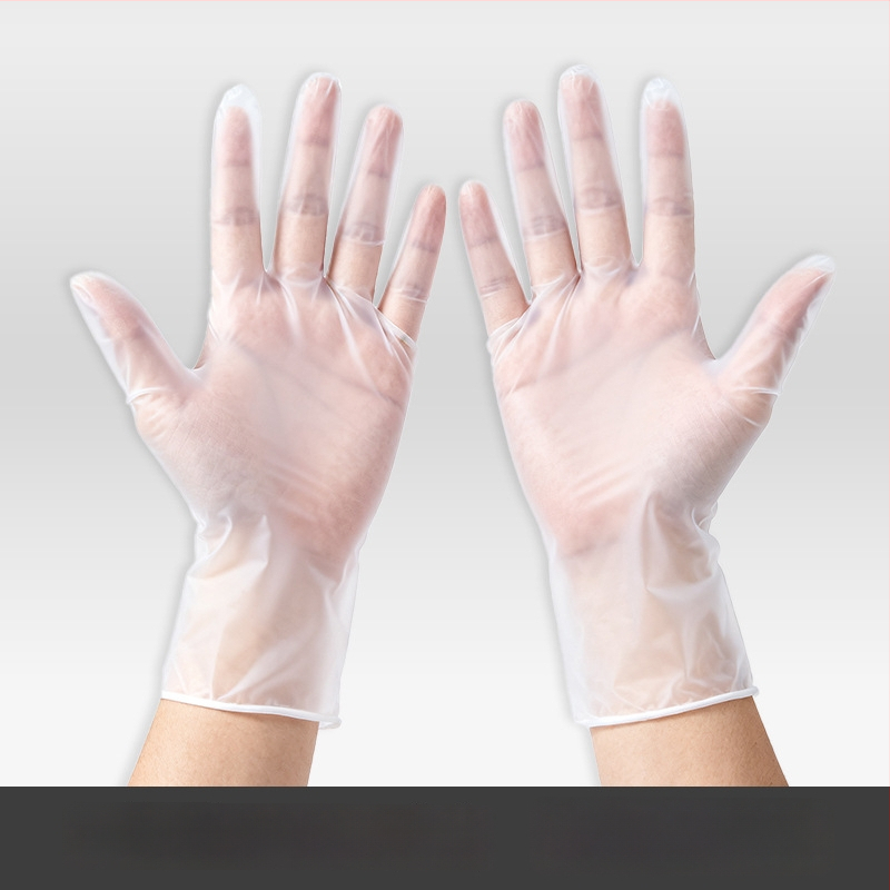 Vienkartinės pirštinės, Prekės ženklas Jue nuo, Slydimo prevencija, Vieno spalvos raštas, Logotipo spauda įmanoma, Prekės kodas: Ding qing gloves