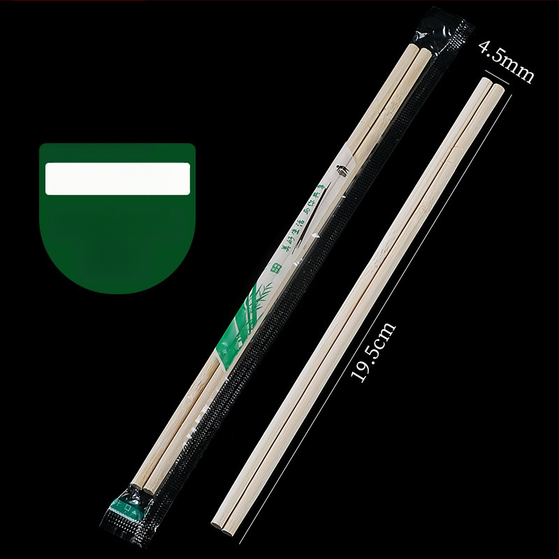 Vienkartiniai bambusiniai lazdelės, atskirai supakuotos komerciniam maitinimui, 50 porų pakuotėje, mikrobangų krosnelė netinka, biologiškai skaidūs