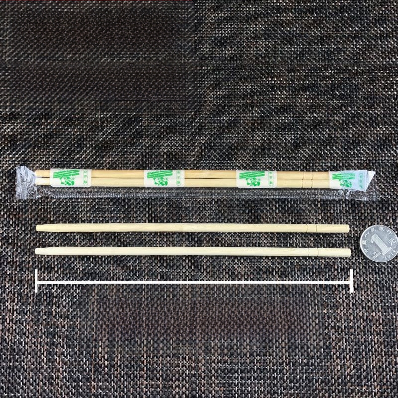 Vienkartinės bambuko lazdelės, higieniškas apvalus dizainas, 50 vnt., atsparios aukštoms temperatūroms, atskirai pakuotos