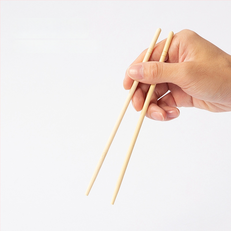 Double Gun vienkartinės bambuko lazdelės, karbonizuotos, apvalios, keturių dalių rinkinys, atskirose pakuotėse