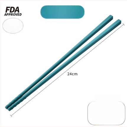 Silikoninės virtuvės lazdelių su plieno šerdimi, atsparios aukštoms temperatūroms, neslystančios — Keidason