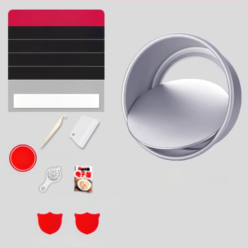 Enjoy the taste šifona kūku formu komplekts ar atdalāmu dibenu, ovālām formām, anodizētām