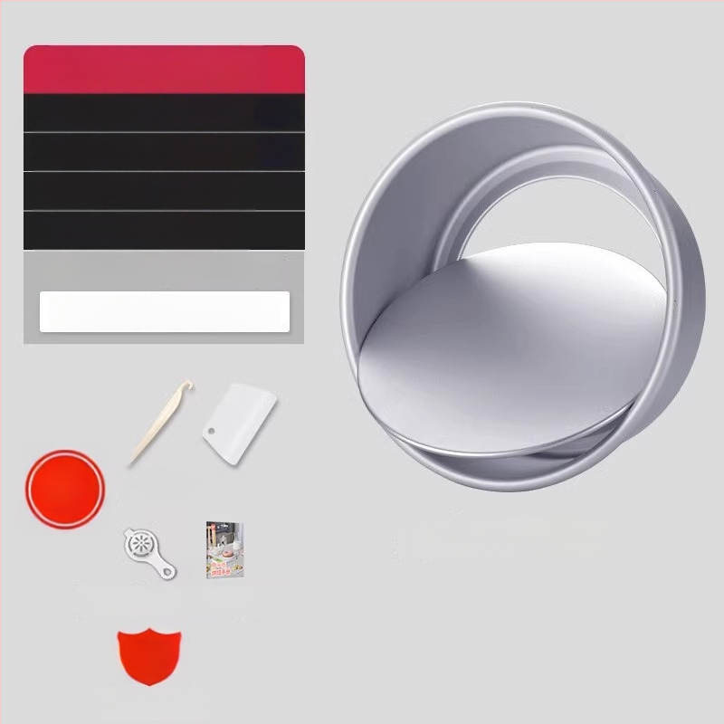 Enjoy the taste šifona kūku formu komplekts ar atdalāmu dibenu, ovālām formām, anodizētām