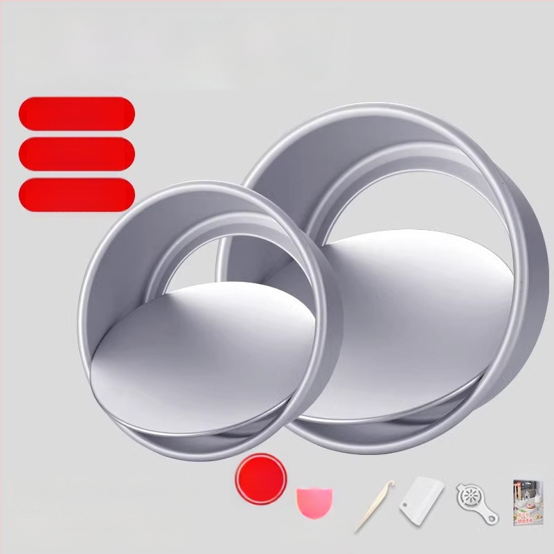 Enjoy the taste šifona kūku formu komplekts ar atdalāmu dibenu, ovālām formām, anodizētām