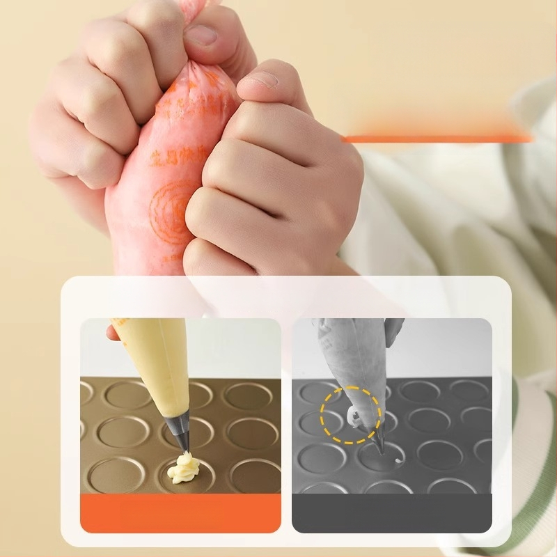 Dekorēšanas maisiņš ar vienreizējām uzgalēm — pilns dekorēšanas rīku komplekts bērnu ēdienu dekorošanai, izlaists 2024