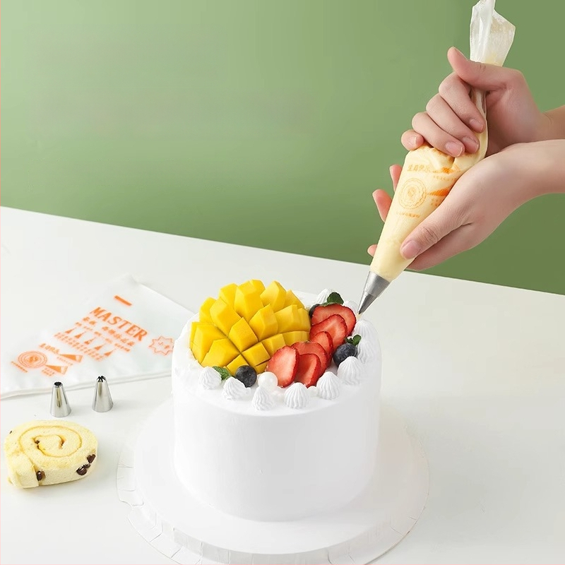 Dekorēšanas maisiņš ar vienreizējām uzgalēm — pilns dekorēšanas rīku komplekts bērnu ēdienu dekorošanai, izlaists 2024