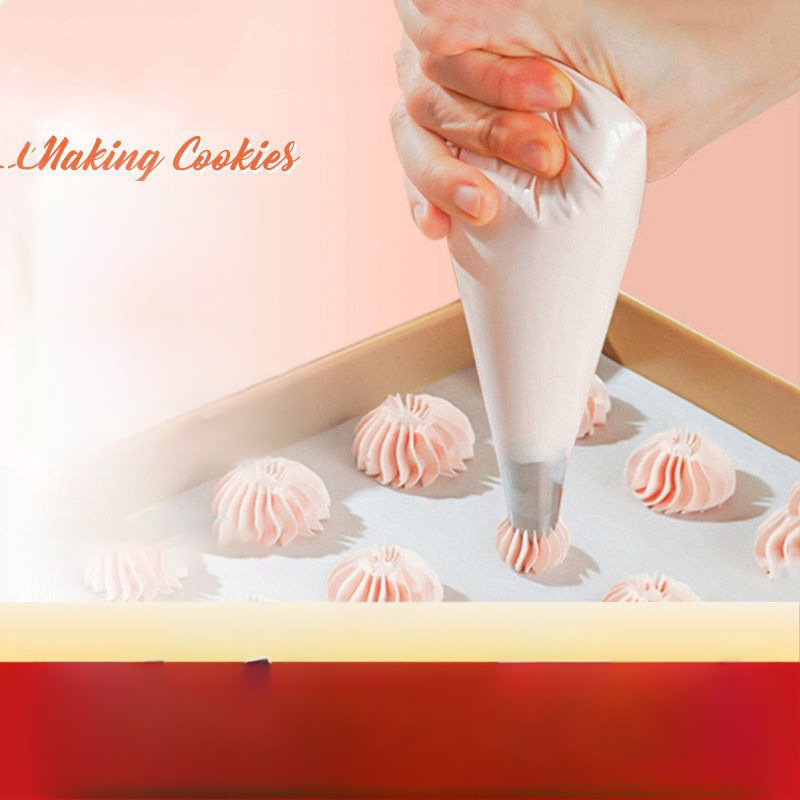 Vienreizējās dekorēšanas maisiņš, pārtikas kvalitātes PE, piemērots cepumiem un kūkām, DIY dekorēšanas rīks, privāta zīmola pieejama