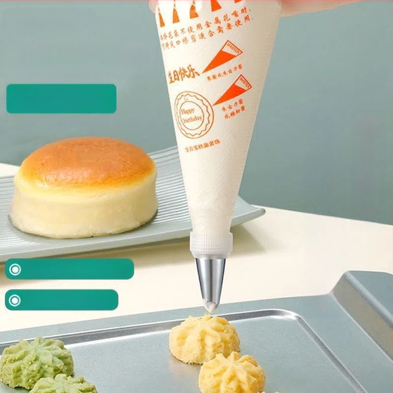 Vienreizējās dekorēšanas maisiņš, pārtikas kvalitātes PE, piemērots cepumiem un kūkām, DIY dekorēšanas rīks, privāta zīmola pieejama