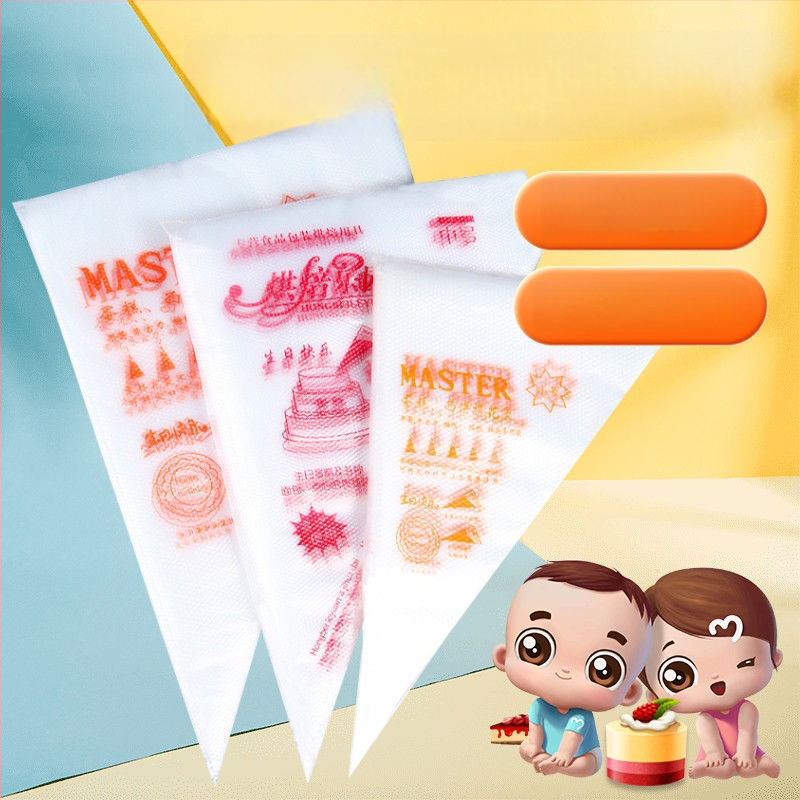 Vienreizējās dekorēšanas maisiņš, pārtikas kvalitātes PE, piemērots cepumiem un kūkām, DIY dekorēšanas rīks, privāta zīmola pieejama