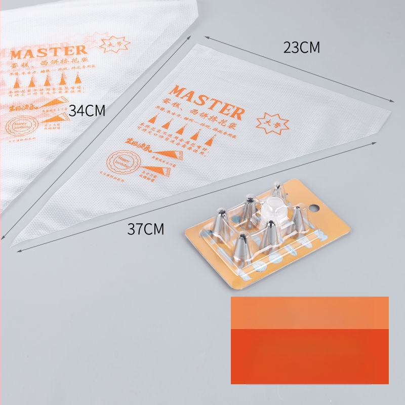 Vienreizējās dekorēšanas maisiņš, pārtikas kvalitātes PE, piemērots cepumiem un kūkām, DIY dekorēšanas rīks, privāta zīmola pieejama
