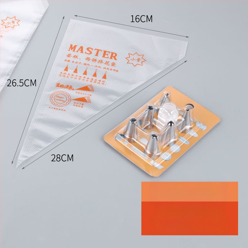 Vienreizējās dekorēšanas maisiņš, pārtikas kvalitātes PE, piemērots cepumiem un kūkām, DIY dekorēšanas rīks, privāta zīmola pieejama