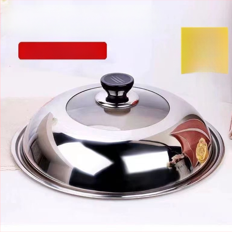 Nerūdijančio plieno wok dangtis, modelis ZHGG001, svoris 1-3, Premium, šiuolaikinis stilius