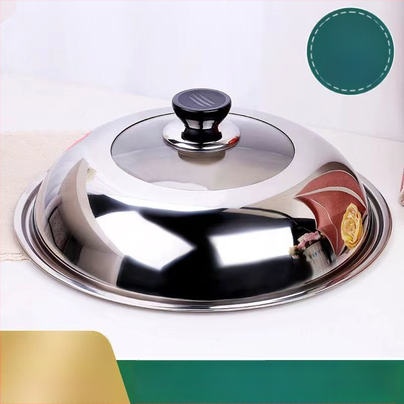 Nerūdijančio plieno wok dangtis, modelis ZHGG001, svoris 1-3, Premium, šiuolaikinis stilius