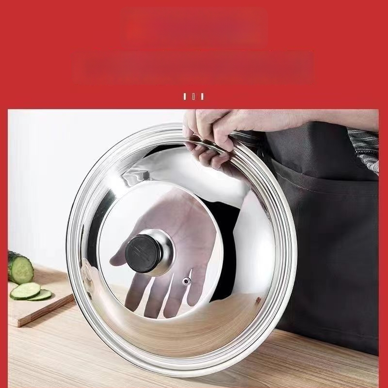 Nerūdijančio plieno wok dangtis, modelis ZHGG001, svoris 1-3, Premium, šiuolaikinis stilius