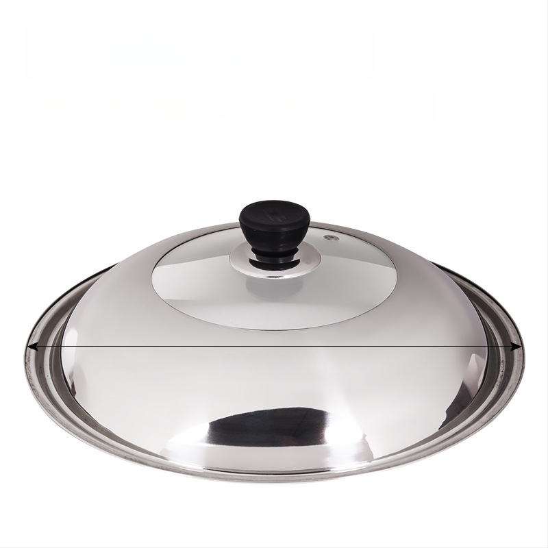 Nerūdijančio plieno puodo gaubtas su permatiniu dizainu, modelis Zhgg001 (Medžiaga: Nerūdijantis plienas; Svoris: 1–3 kg; Stilius: Modernus minimalizmas)