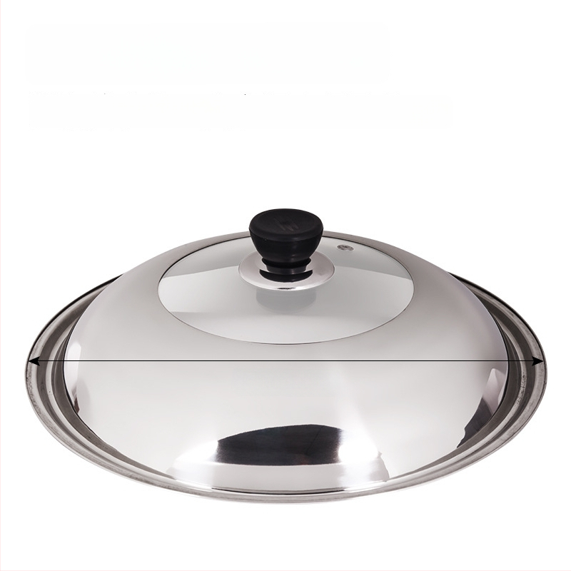 Nerūdijančio plieno puodo gaubtas su permatiniu dizainu, modelis Zhgg001 (Medžiaga: Nerūdijantis plienas; Svoris: 1–3 kg; Stilius: Modernus minimalizmas)