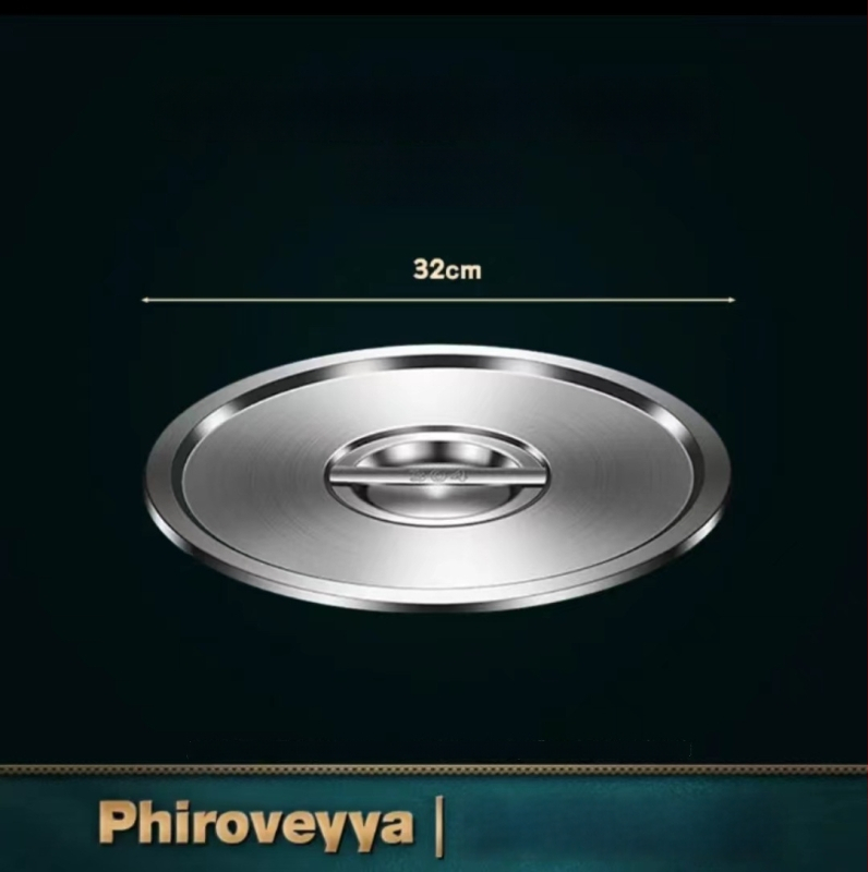 Virtuvės indo dangtis – 304 nerūdijančio plieno, maisto kokybė, namų daugiafunkcinis, storas, šiuolaikiškas minimalistinis stilius