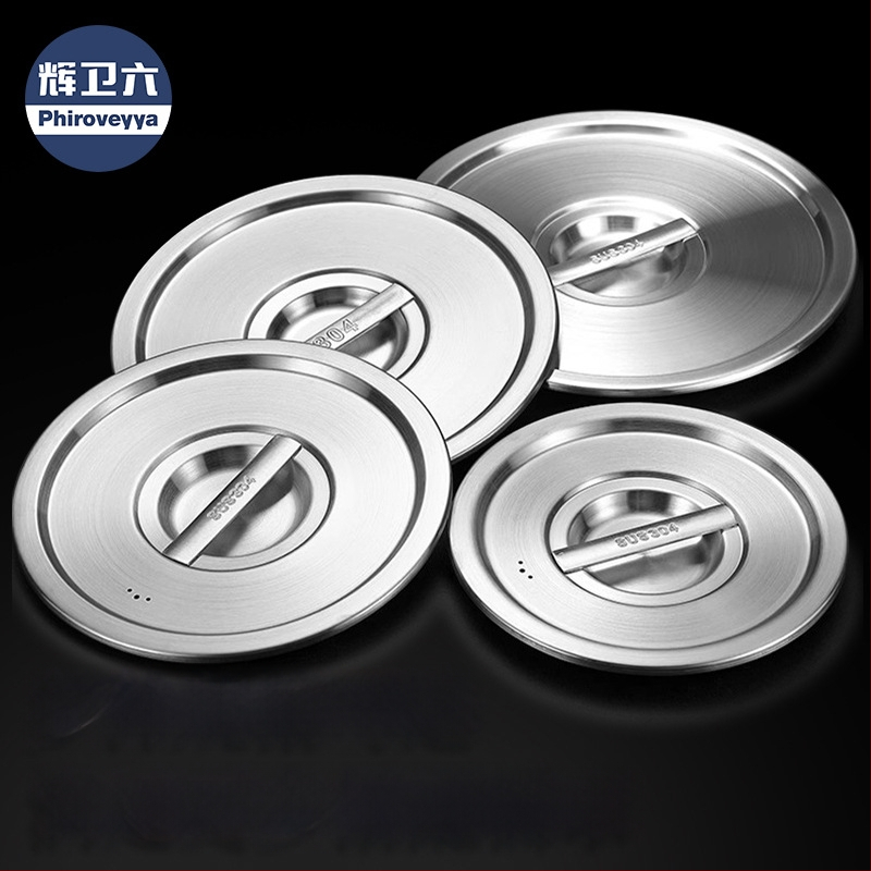 Virtuvės indo dangtis – 304 nerūdijančio plieno, maisto kokybė, namų daugiafunkcinis, storas, šiuolaikiškas minimalistinis stilius