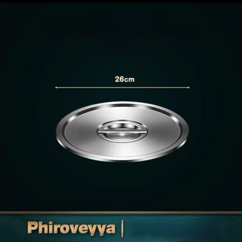 Virtuvės indo dangtis – 304 nerūdijančio plieno, maisto kokybė, namų daugiafunkcinis, storas, šiuolaikiškas minimalistinis stilius