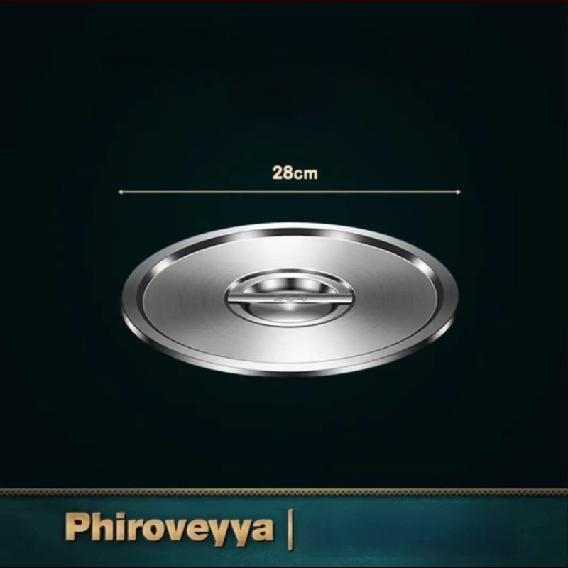 Virtuvės indo dangtis – 304 nerūdijančio plieno, maisto kokybė, namų daugiafunkcinis, storas, šiuolaikiškas minimalistinis stilius