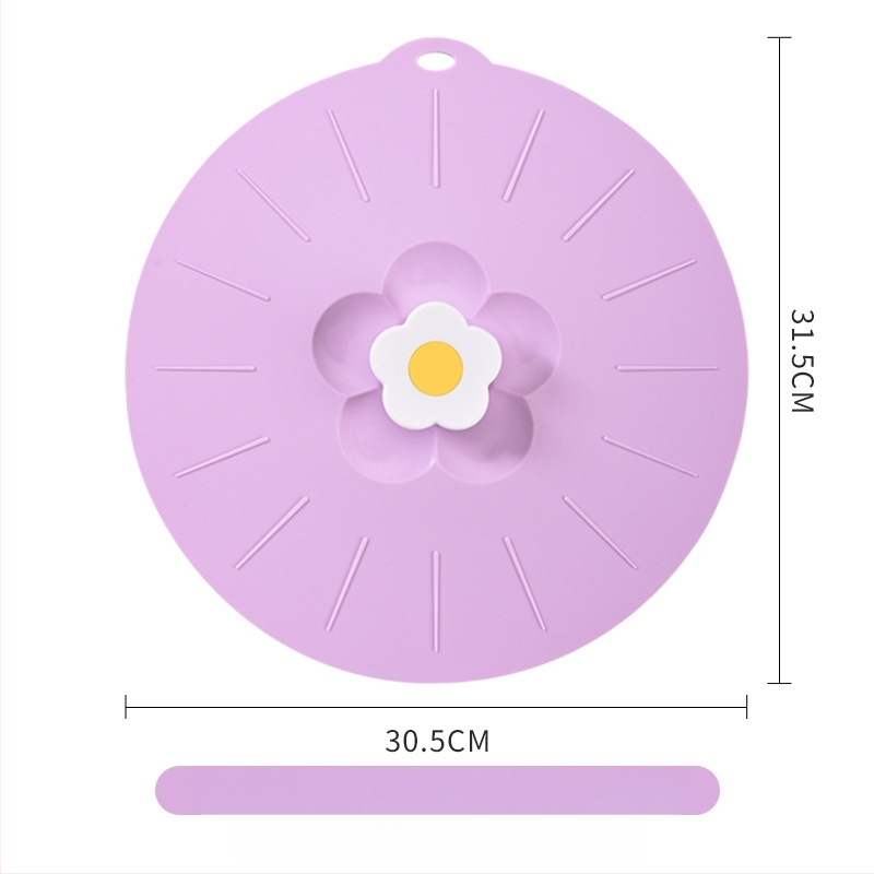 AWOO silikoninis dangtelis mikrobangų krosnelės dubenėliui, Stilius: Gaivus ir žaismingas, Medžiaga: Kita, Stilius: Mažas gaivus vėjas