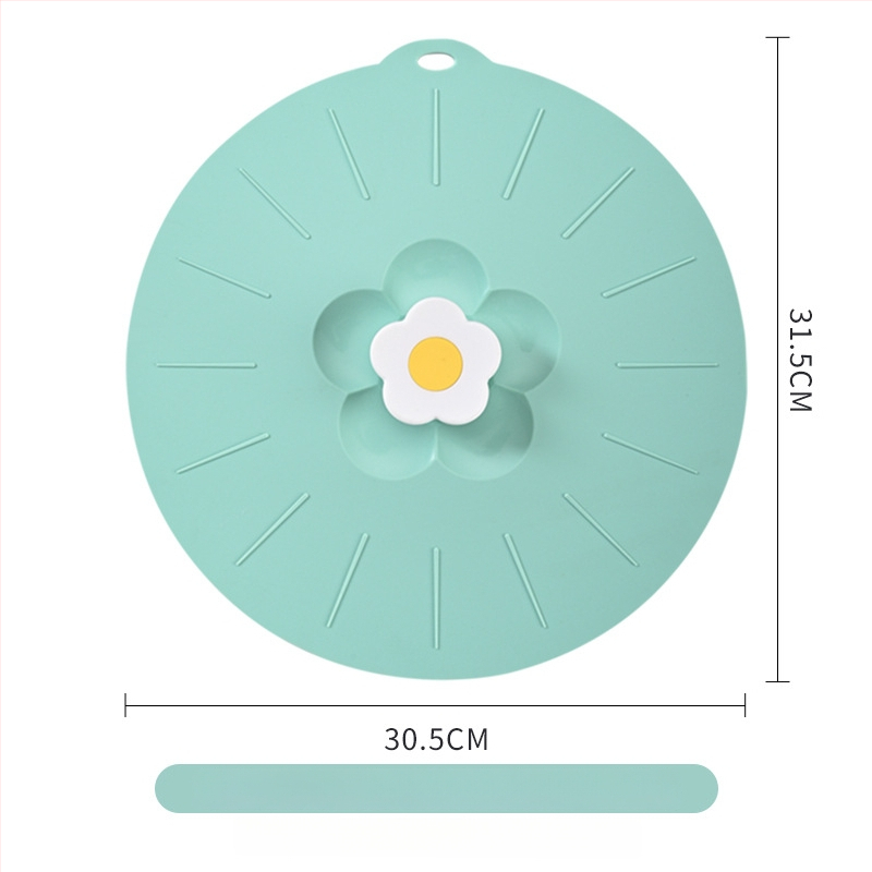 AWOO silikoninis dangtelis mikrobangų krosnelės dubenėliui, Stilius: Gaivus ir žaismingas, Medžiaga: Kita, Stilius: Mažas gaivus vėjas