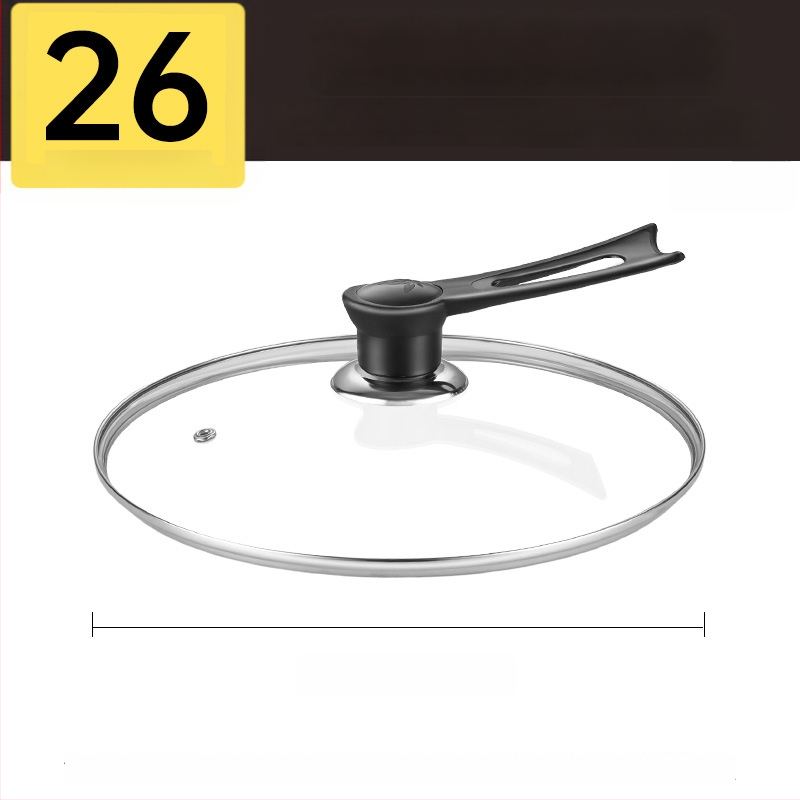 Puodo dangtelis, grūdintas stiklas, atsparus aukštoms temperatūroms, universali tinka, maisto kokybės