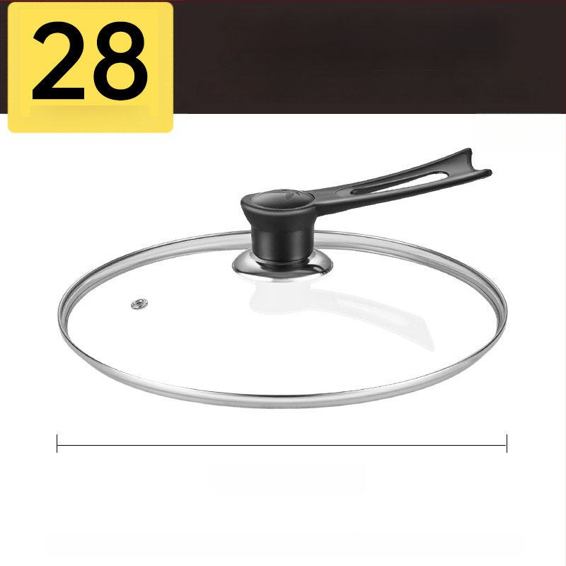 Puodo dangtelis, grūdintas stiklas, atsparus aukštoms temperatūroms, universali tinka, maisto kokybės