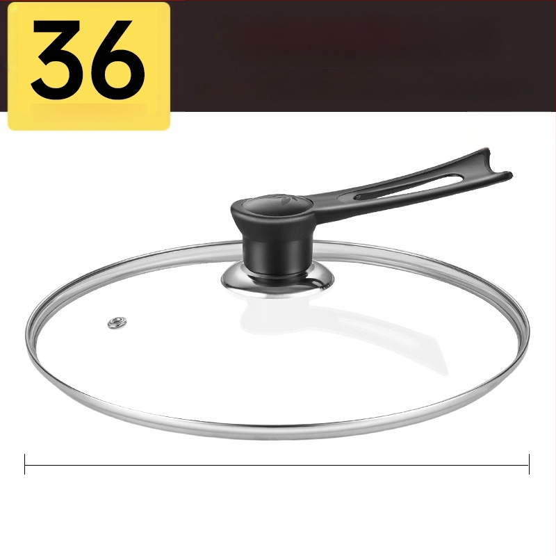 Puodo dangtelis, grūdintas stiklas, atsparus aukštoms temperatūroms, universali tinka, maisto kokybės