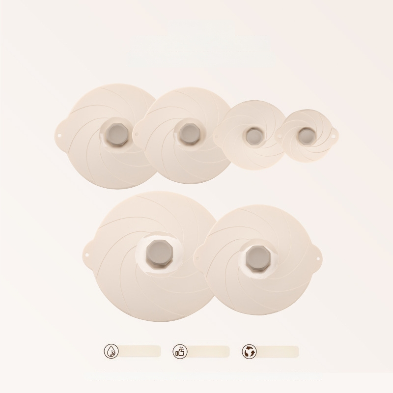 Keidason silikoniniai vakuuminiai dangteliai šviežumo išsaugojimui, šešių dalių rinkinys