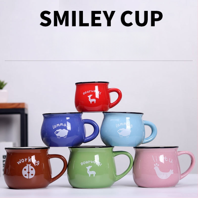 Lefeng porcelianinis puodelis — cilindrinis keraminis puodelis su logotipo spauda, mikrobangų krosnelė suderinama, pritaikoma