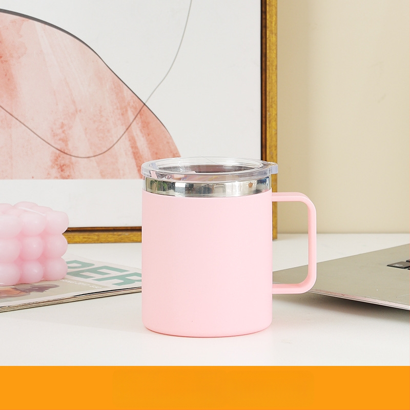 SEALLOCK 304 nerūdijančio plieno kavos puodelis su dangteliu – dovanos verslui ir reklamines dovanos