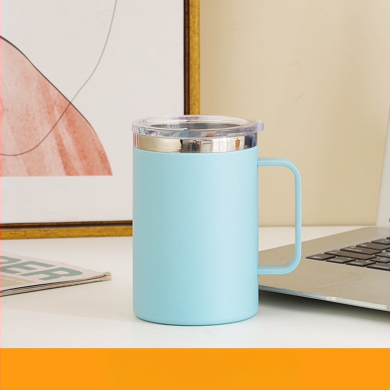 SEALLOCK 304 nerūdijančio plieno kavos puodelis su dangteliu – dovanos verslui ir reklamines dovanos