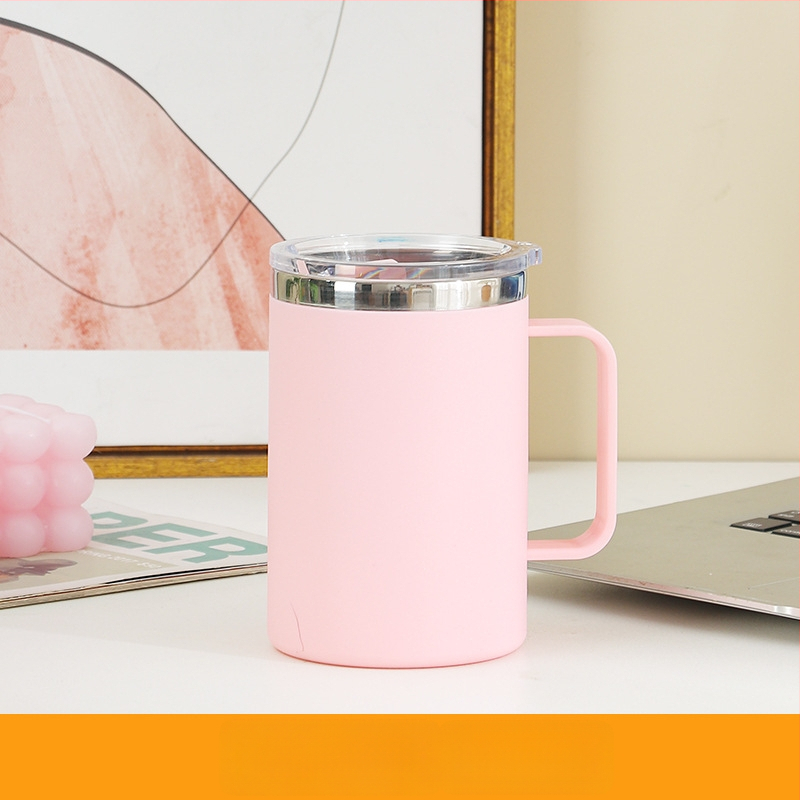 SEALLOCK 304 nerūdijančio plieno kavos puodelis su dangteliu – dovanos verslui ir reklamines dovanos